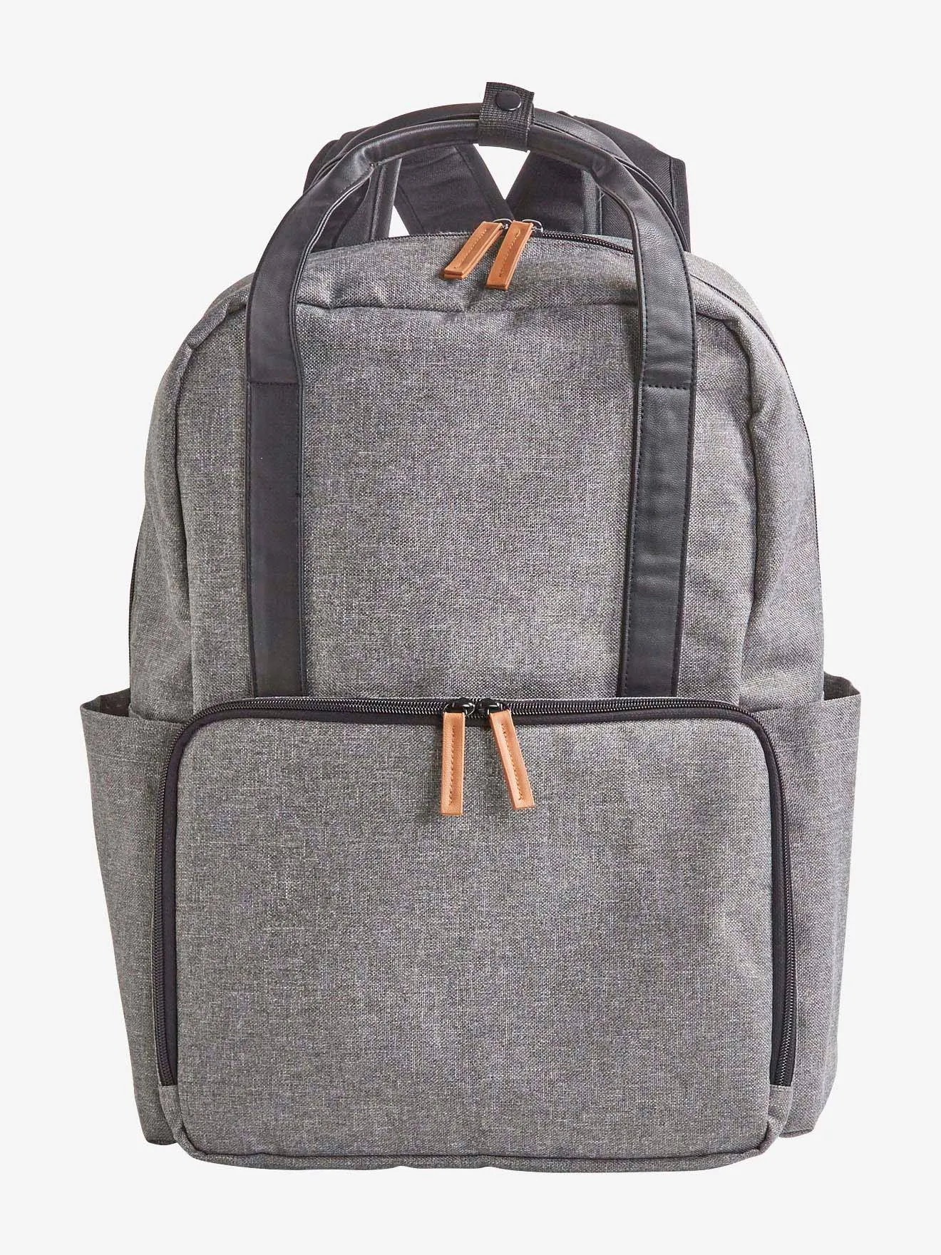 Sac à dos à langer vertbaudet gris chiné - Vertbaudet